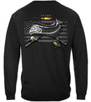 Black Flag Patriotic Fluke Premium Hooded Sweat Shirt