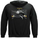 Black Flag Patriotic Marlin Premium Hooded Sweat Shirt