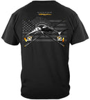 Black Flag Patriotic Sailfish Premium Hooded Sweat Shirt