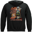 Once And Always a Firefighter Premium Hooded Sweat Shirt