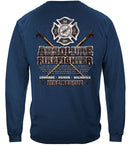 Absolute Firefighter Blue Print Premium T-Shirt