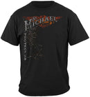 Firefighter St. Michael's Protect Us Silver Foil Premium T-Shirt
