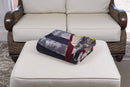Firefighter American Flag Thin Red Line Premium Blanket
