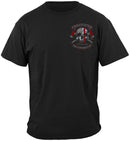 Firefighter Brotherhood Skull thin Red line Premium Long Sleeves