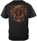 Firefighter Vintage Tattoo Art Premium Long Sleeves