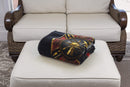 Firefighter Patriotic Flag Axe Premium Plush Blanket