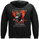 Firefighter Eagle Flag Red Line Premium T-Shirt