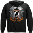 Pow Chrome Wings Premium Hooded Sweat Shirt