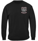 Pow Mia Biker With Rockers Silver Foil Premium Long Sleeves