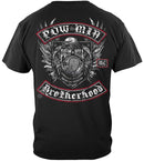 Pow Mia Biker With Rockers Silver Foil Premium Long Sleeves