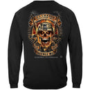 Skull of Doom If I Die Avenge Me, No Retreat Premium Men's Hooded Sweat Shirt