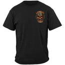 Skull of Doom If I Die Avenge Me, No Retreat Premium Men's Hooded Sweat Shirt