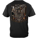 2nd Amendment Eagle Silver Foil Premium T-Shirt