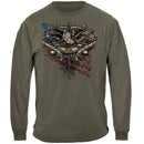 2nd Amendment Eagle Tattoo Premium Men's Hooded Sweat Shirt