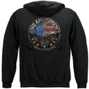 2nd Amendment Distressed Premium Hooded Sweat Shirt