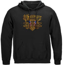2nd Amendment Gold Vintage Premium Hooded Sweat Shirt