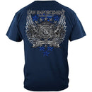 Elite Breed Law Enforcement Chrome Wings Silver Foil Premium Long Sleeves