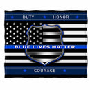 Blue Lives Matter Premium Blanket