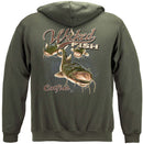 Wicked Fish Catfish Premium Hooded Sweat Shirt