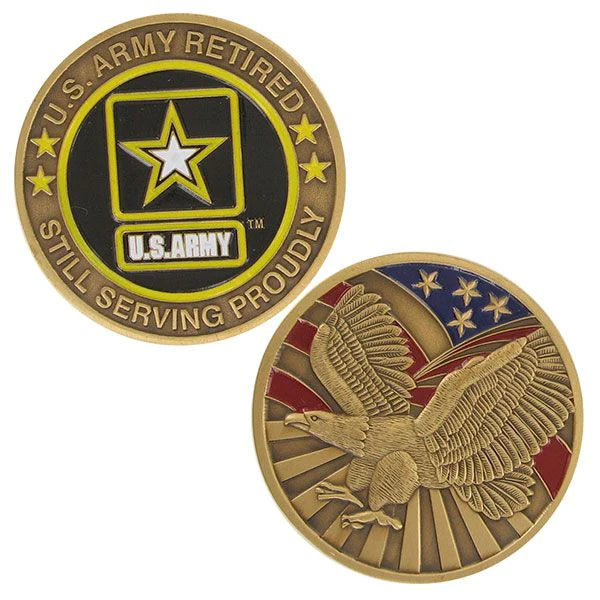 ARMY COIN: UNITED STATES ARMY RETIRED