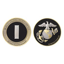 MARINE CORPS COIN: 1ST LIEUTENANT 1.75"