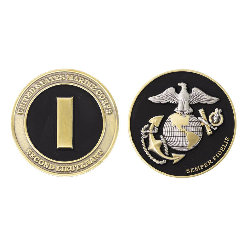 MARINE CORPS COIN: 2ND LIEUTENANT 1.75"