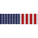 LAPEL PIN 2900: STARS AND STRIPES RIBBON MOUNTED