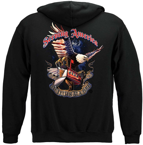 American Postal Worker Premium Hooded Sweat Shirt