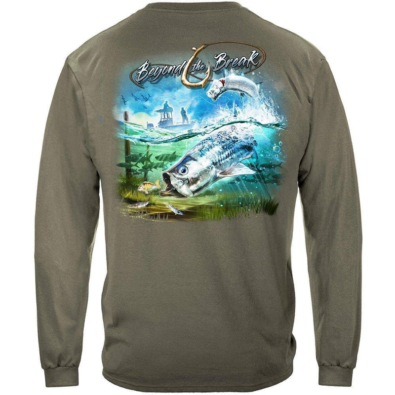 Tarpon Attack Flat Fishing Premium Long Sleeves