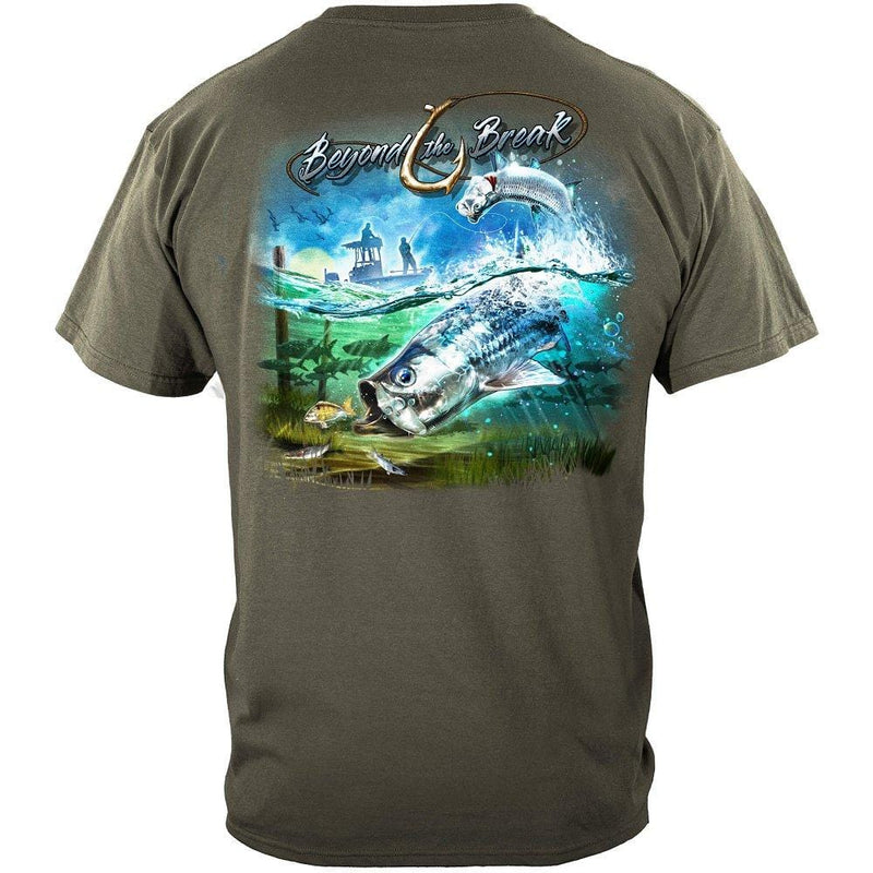 Tarpon Attack Flat Fishing Premium Long Sleeves