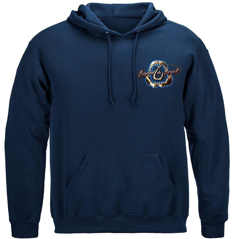 Shark Off Shore Fishing Premium Hooded Sweat Shirt
