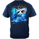 Shark Off Shore Fishing Premium Hooded Sweat Shirt