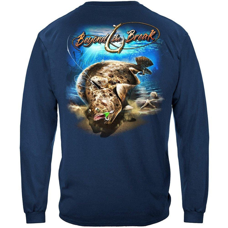 Fluke Fishing Premium Hooded Sweat Shirt