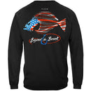 Patriotic Fluke Premium Hooded Sweat Shirt