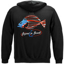 Patriotic Fluke Premium Hooded Sweat Shirt