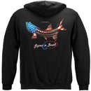 Patriotic Tarpon Premium Hooded Sweat Shirt