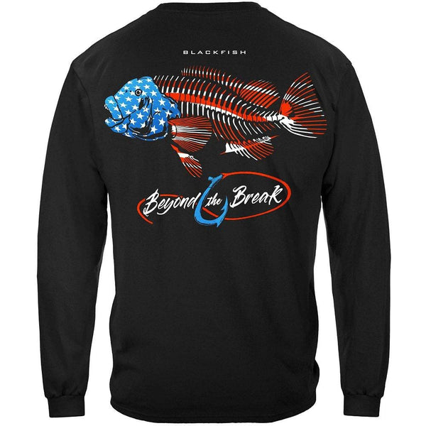 Patriotic Black Fish Premium Long Sleeves