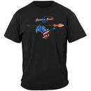 Patriotic Black Fish Premium Hooded Sweat Shirt