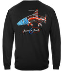 Patriotic Bone Fish Premium Long Sleeves