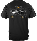 Black Flag Patriotic Bone Fish Premium T-Shirt