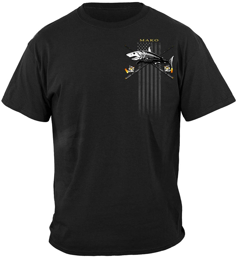 Black Flag Patriotic Shark Premium T-Shirt