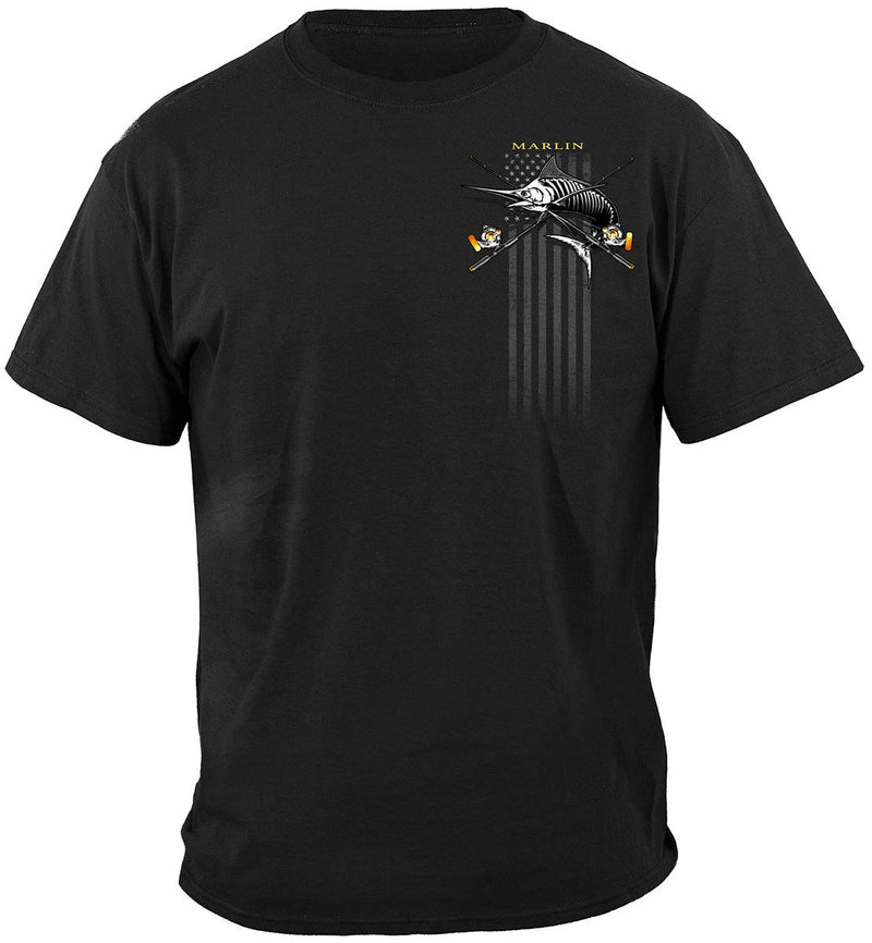 Black Flag Patriotic Marlin Premium T-Shirt