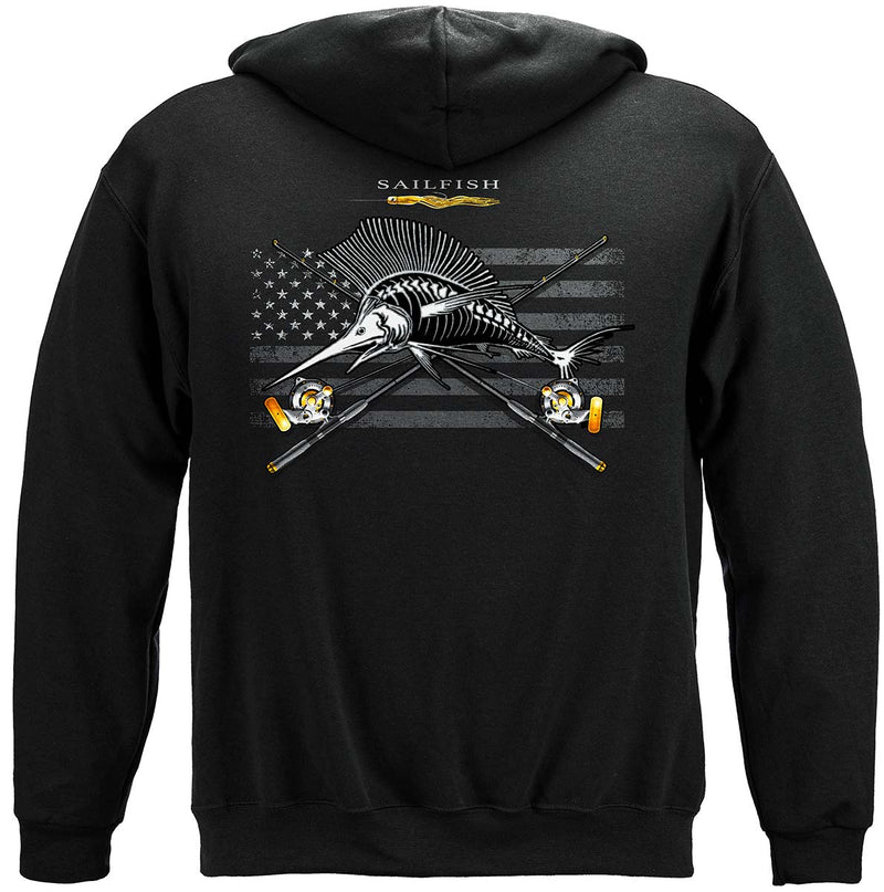 Black Flag Patriotic Sailfish Premium Long Sleeves
