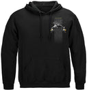 Black Flag Patriotic Sailfish Premium Hooded Sweat Shirt