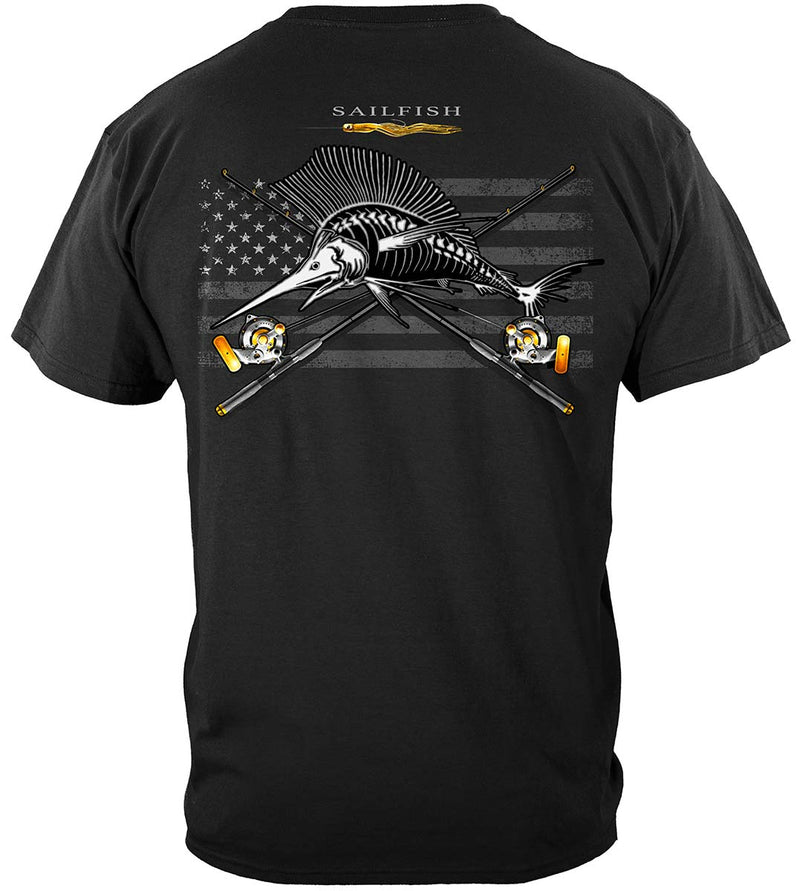Black Flag Patriotic Sailfish Premium Long Sleeves