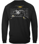 Black Flag Patriotic Striped Bass Premium T-Shirt