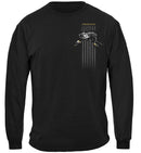Black Flag Patriotic Striped Bass Premium T-Shirt