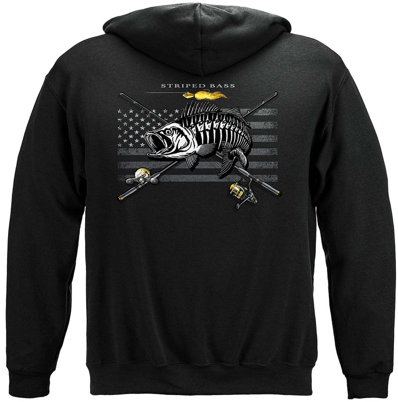 Black Flag Patriotic Striped Bass Premium Long Sleeves