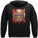 Hard Core Firefighter Premium Hooded Sweat Shirt
