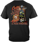 Once And Always a Firefighter Premium Hooded Sweat Shirt